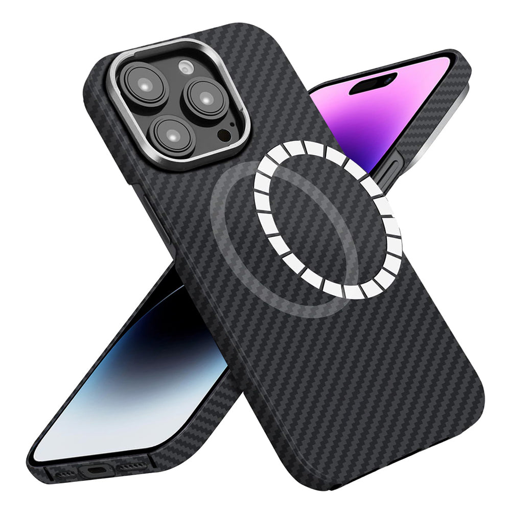 Techsuit - Aramid Fiber MagSafe - iPhone 14 Pro Max - Black