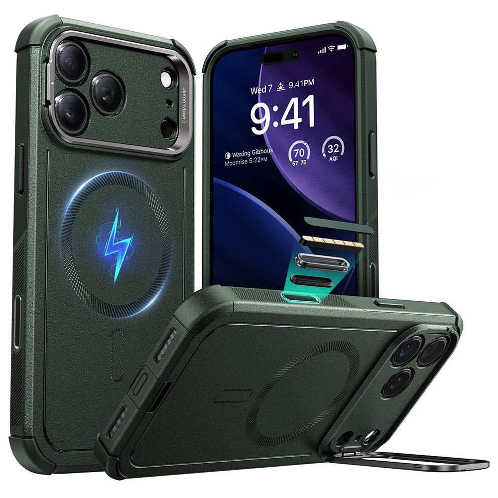 ESR - Cyber Armor Kickstand - iPhone 17 Pro Max - Green