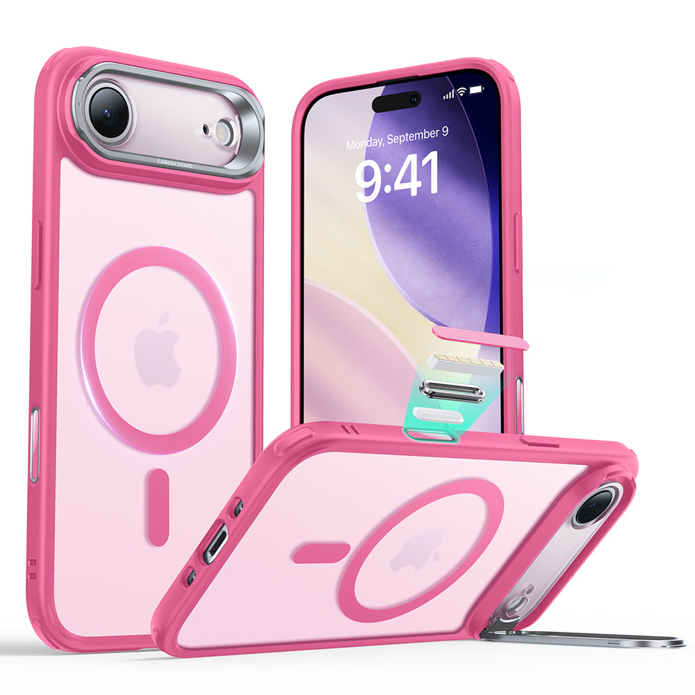 ESR - Classic Hybrid HaloLock Kickstand - iPhone 17 Air - Frosted Pink