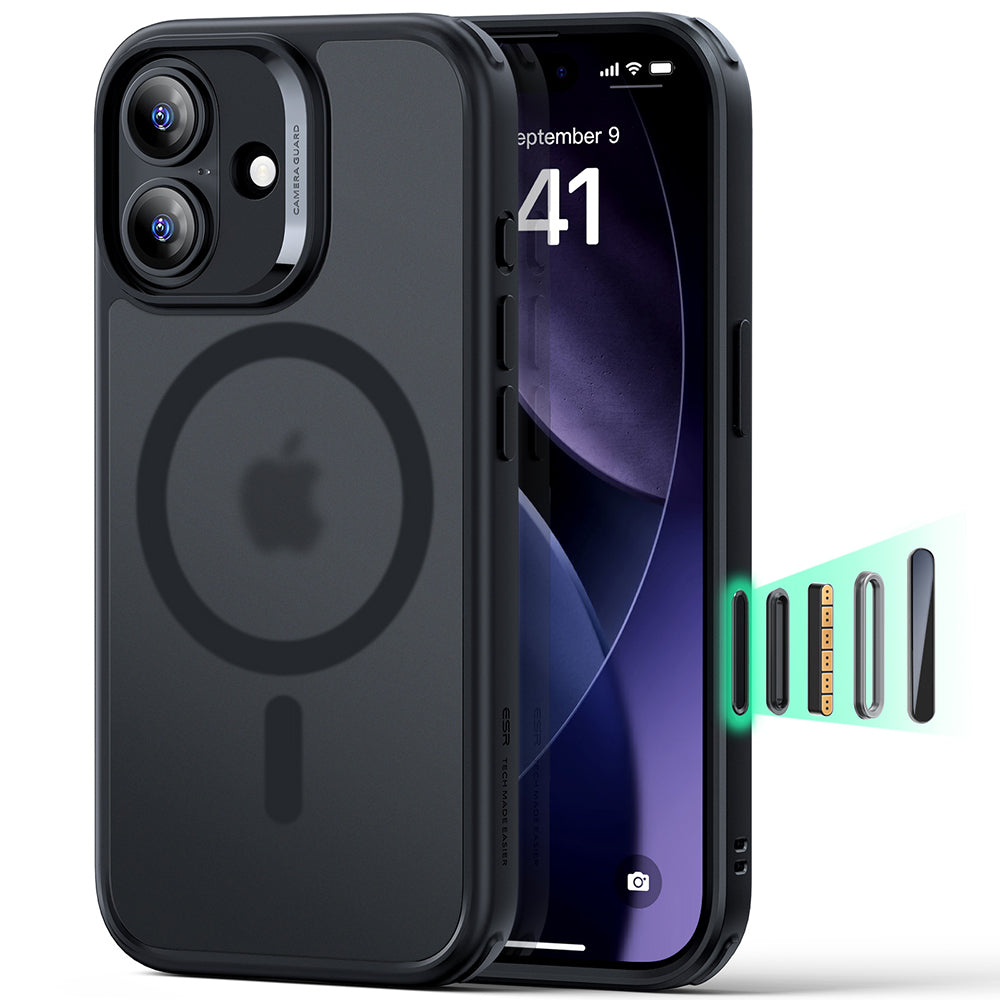 ESR - Classic Hybrid HaloLock - iPhone 17 - Frosted Black