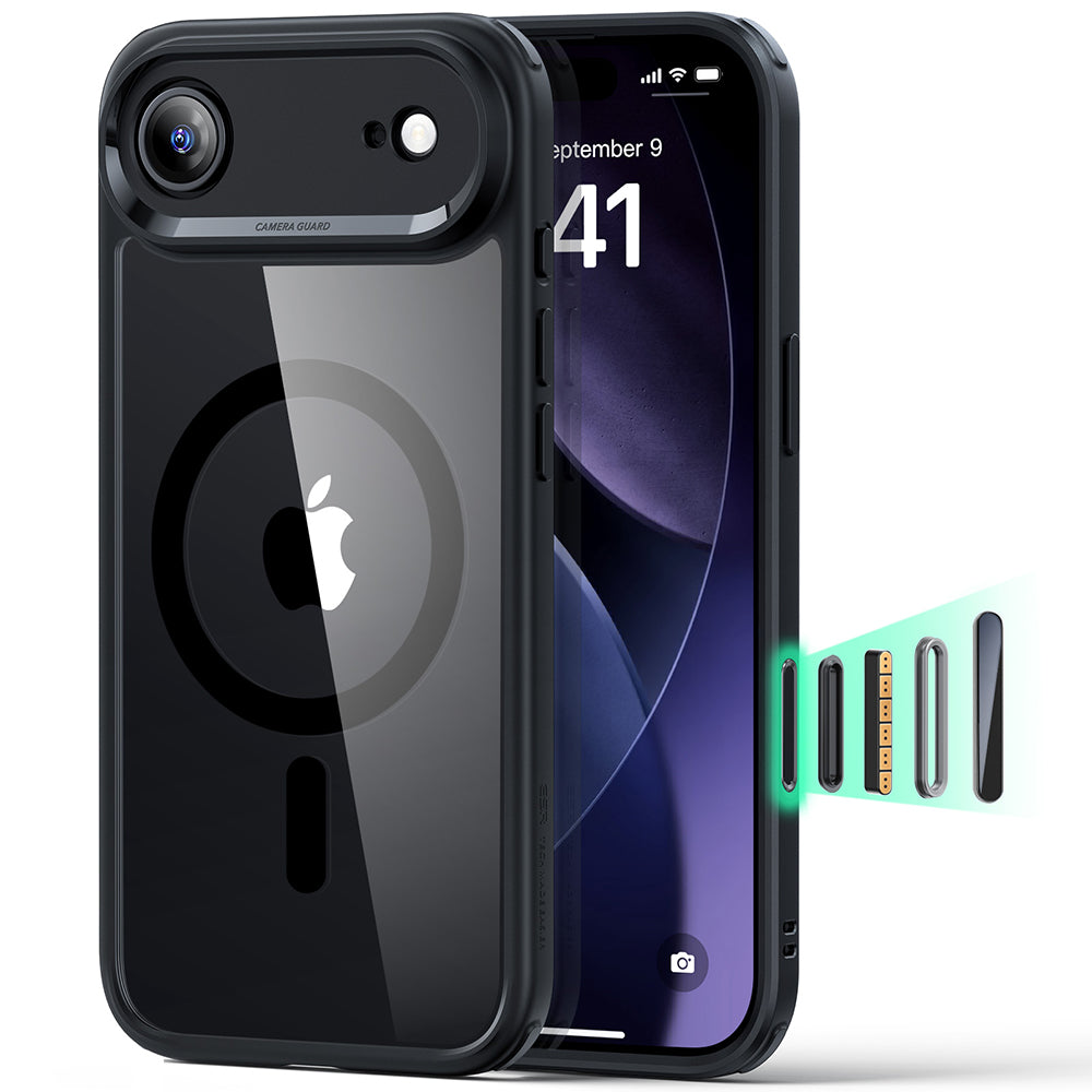 ESR - Classic Hybrid HaloLock - iPhone 17 Air - Clear Black