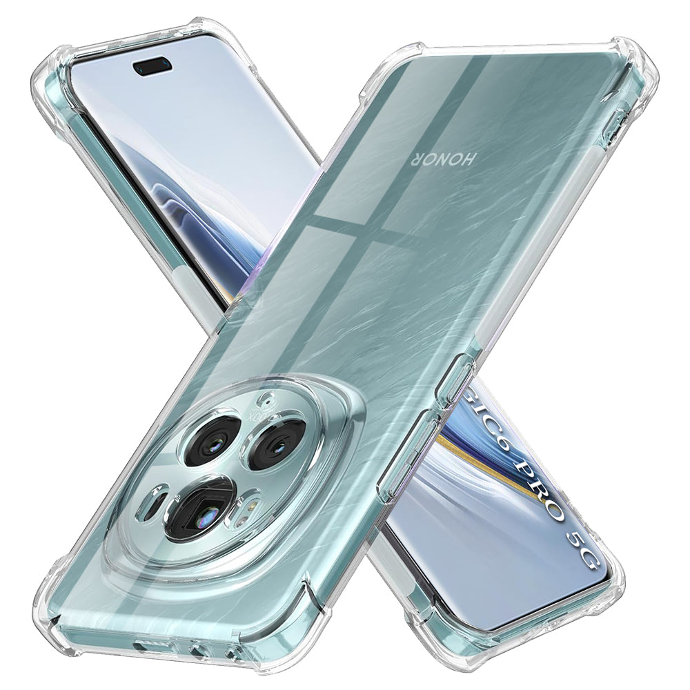 Techsuit - Shockproof Clear Silicone - Honor Magic6 Pro - Clear