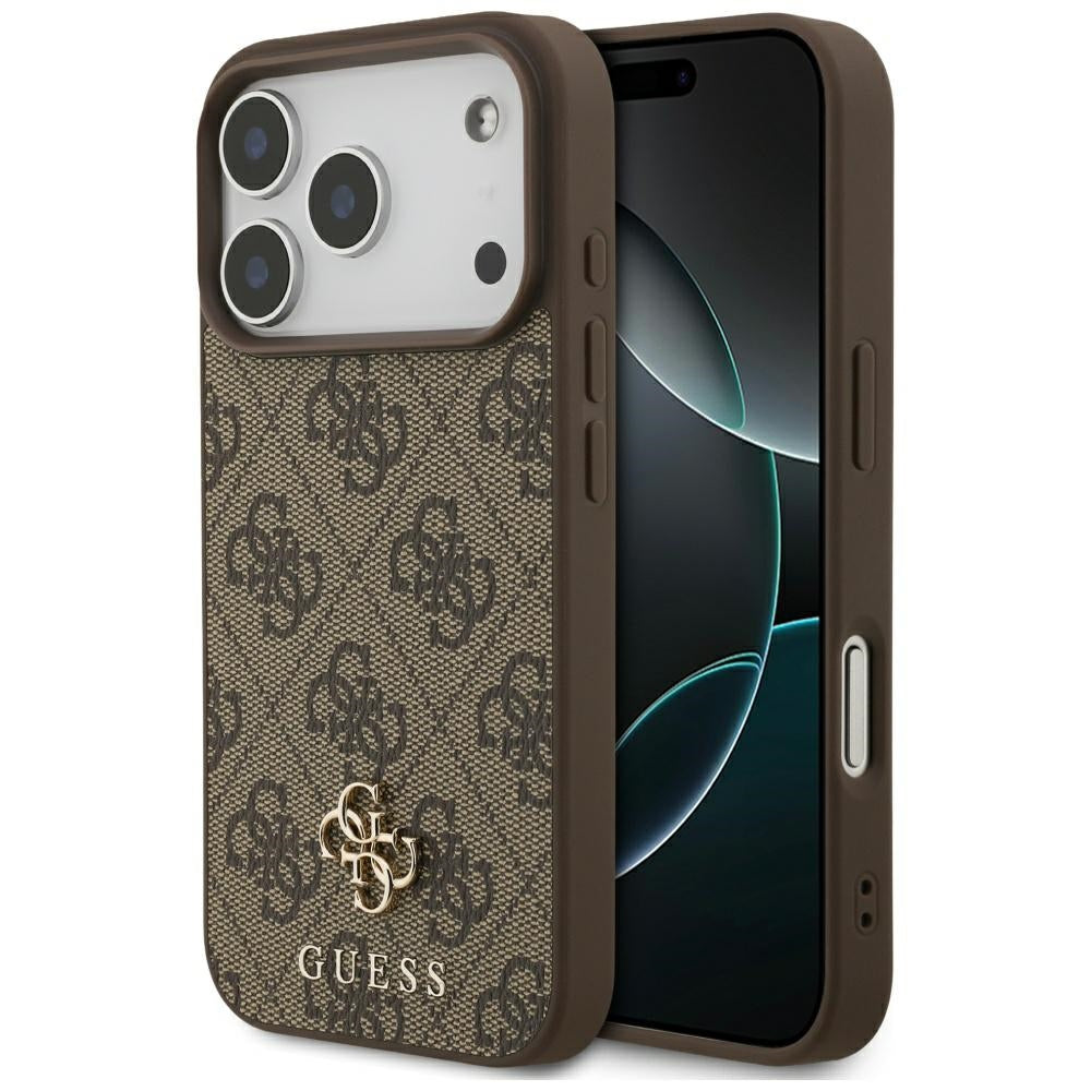 Guess - 4G Small and Classic Logo MagSafe (GUHMP17LP4SM4MW) - iPhone 17 Pro - Brown