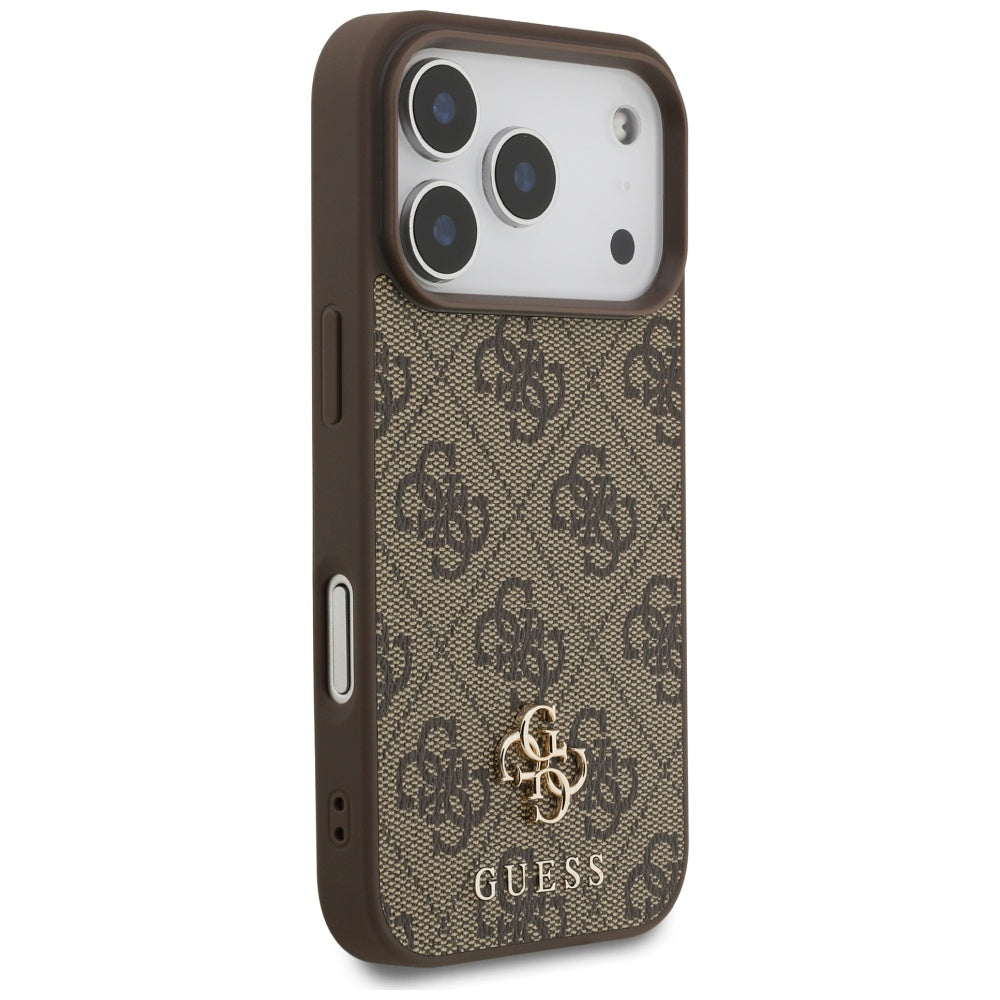 Guess - 4G Small and Classic Logo MagSafe (GUHMP17LP4SM4MW) - iPhone 17 Pro - Brown