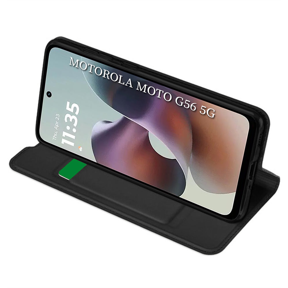 Techsuit - Magskin Book - Motorola Moto G56 - Black