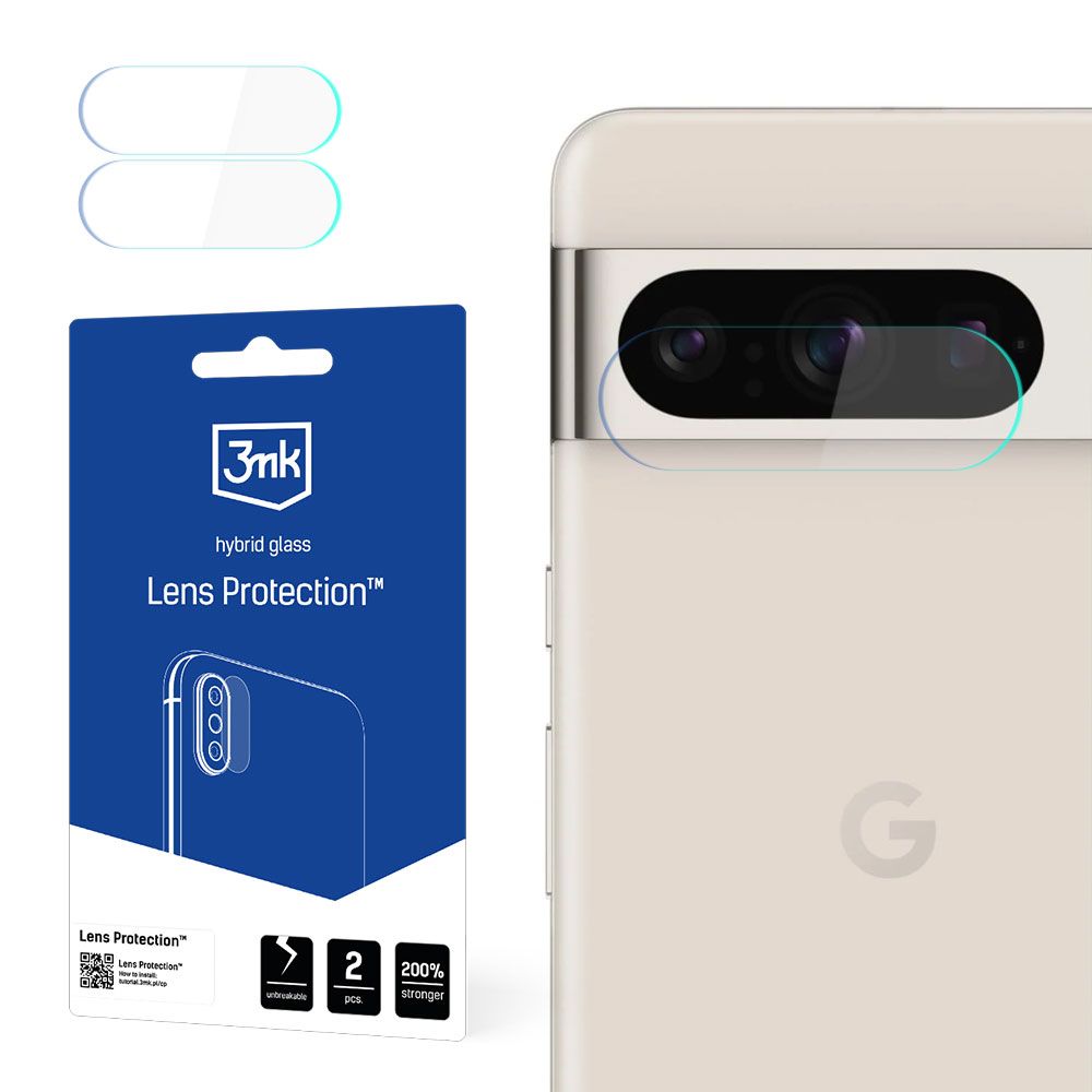 3mk - Lens Protection (2 pack) - Google Pixel 8 Pro - Clear