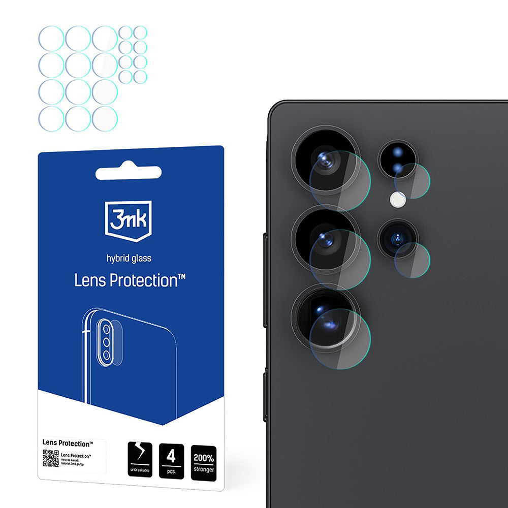 3mk - Lens Protection (4 pack) - Samsung Galaxy S25 Ultra - Clear