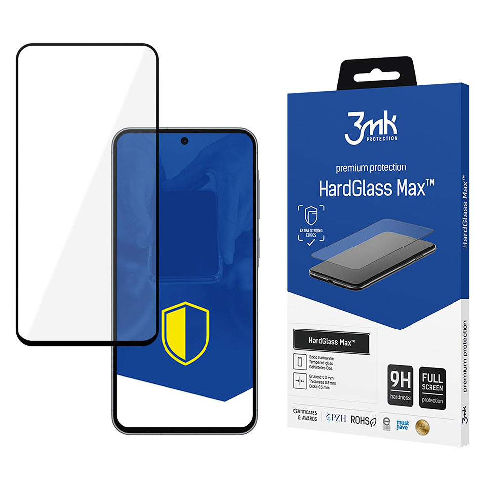3mk - HardGlass Max Tempered Screen Protector - Samsung Galaxy A36 5G / A56 5G  - Black