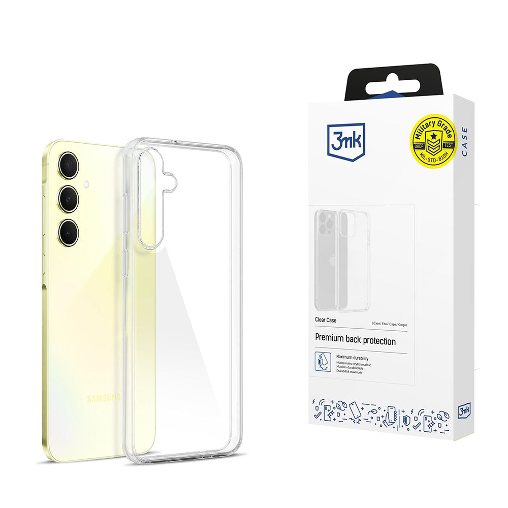 3mk - Clear Case - Samsung Galaxy A55 5G - Transparent