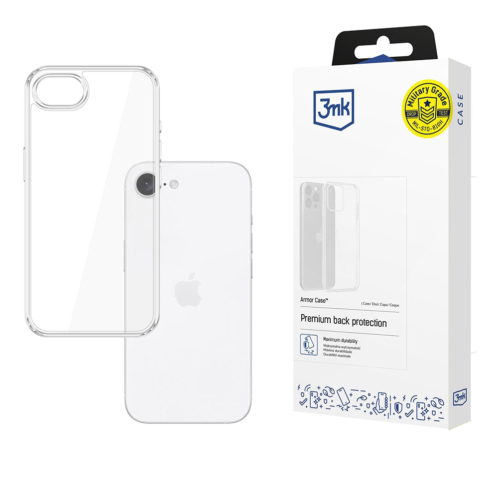 3mk - Armor Case - iPhone 16e - Transparent
