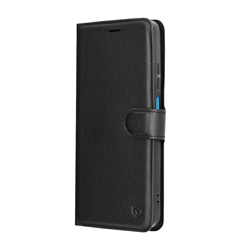 Techsuit - Leather Folio - Motorola Moto G56 - Black