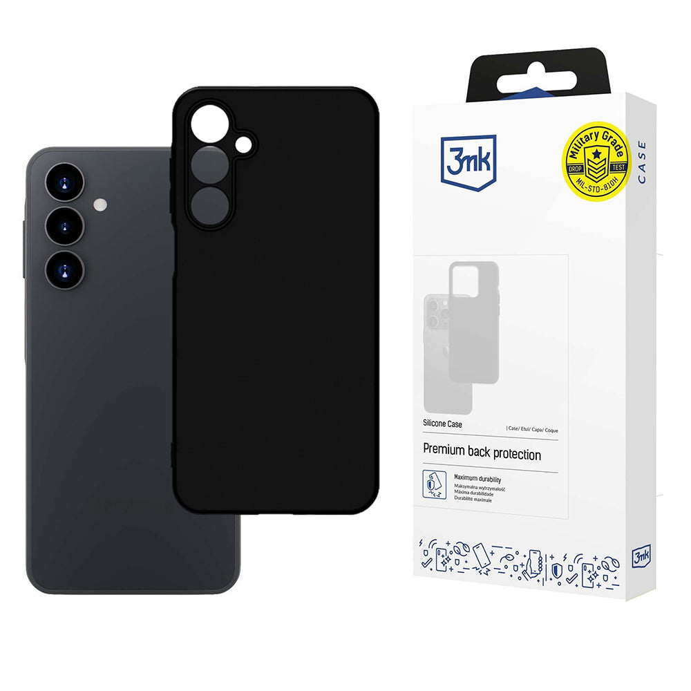 3mk - Silicone Case - Samsung Galaxy A16 4G / A16 5G - Black