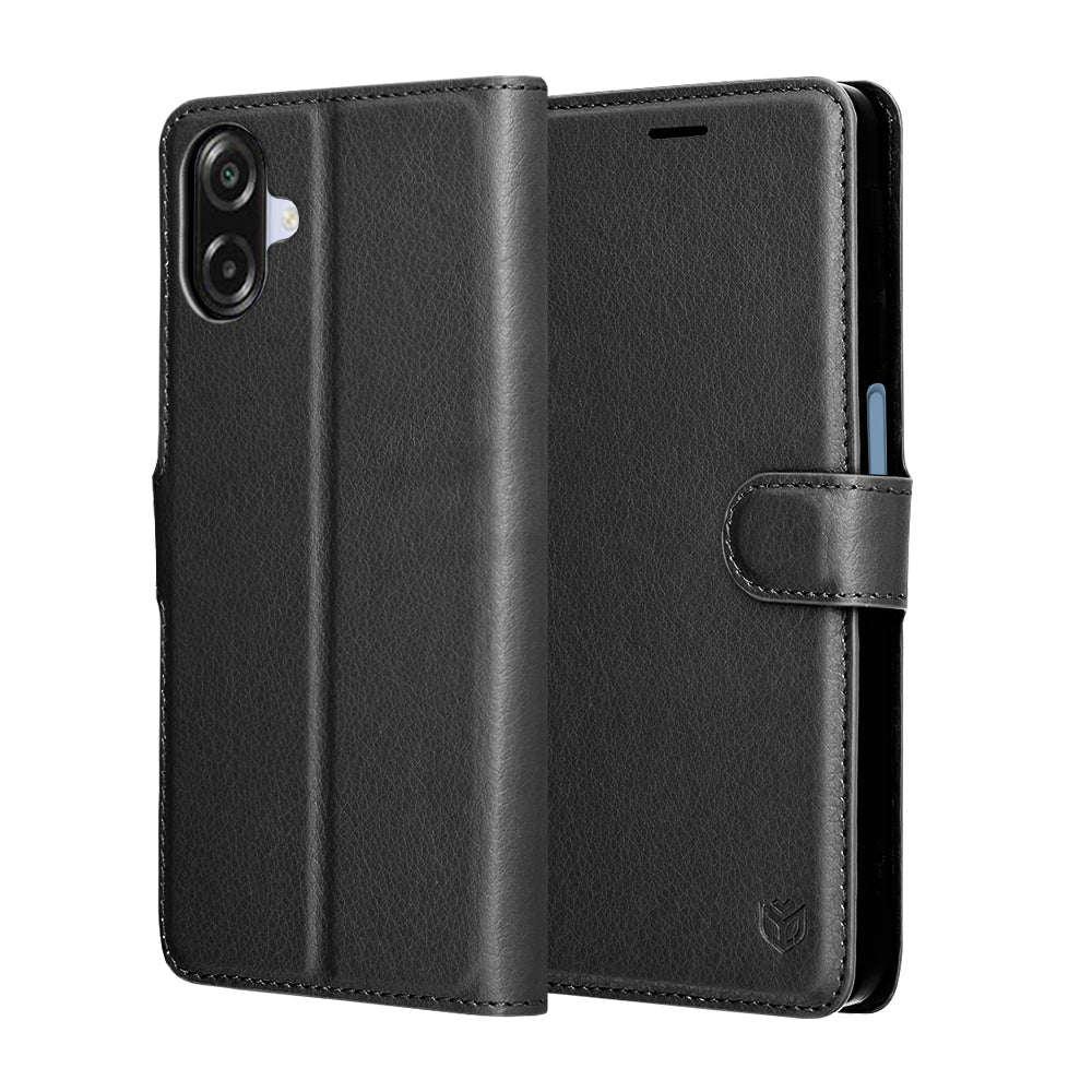 Techsuit - Leather Folio - Samsung Galaxy A07 4G - Black