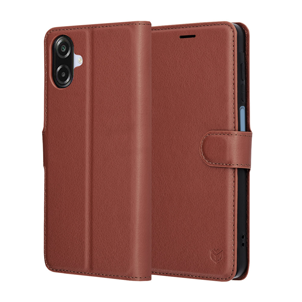 Techsuit - Leather Folio - Samsung Galaxy A07 4G - Brown