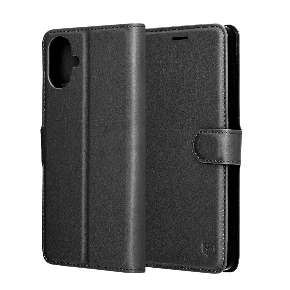 Techsuit - Leather Folio - Galaxy A07 4G - Black