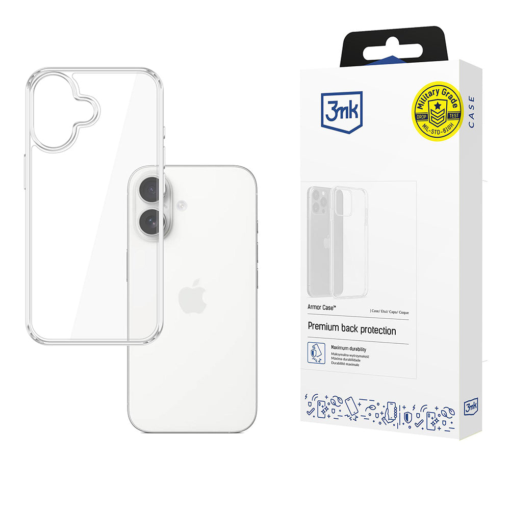 3mk - Armor Case - iPhone 17 - Transparent