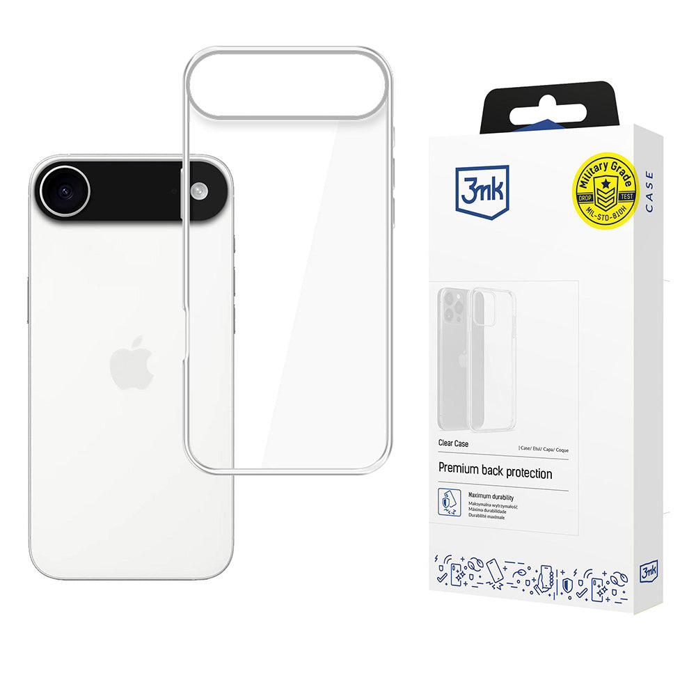 3mk - Clear Case - iPhone 17 Air - Transparent