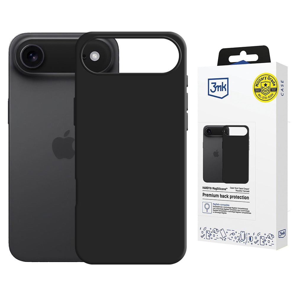 3mk - Hardy MagSilicone - iPhone 17 Air - Graphite