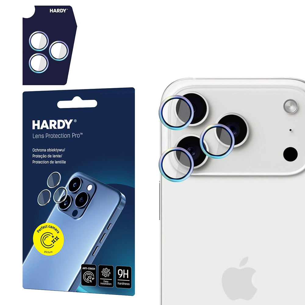 3mk - Hardy Lens Protection Pro - iPhone 17 Pro / iPhone 17 Pro Max - Rainbow