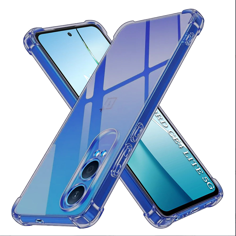 Techsuit - Shockproof Clear Silicone - OnePlus Nord CE4 Lite - Smoke Black