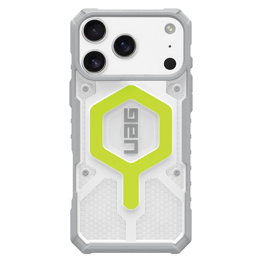 UAG - Pathfinder Clear MagSafe - iPhone 17 Pro - Active Neon