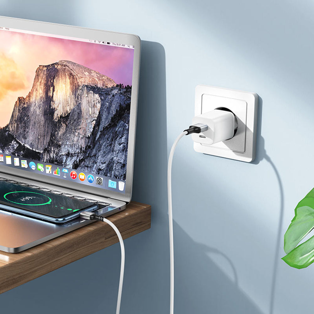 Borofone - Data Cable (BX83) - USB to Type-C, Silicone, Universal, 3A, 1m - Black