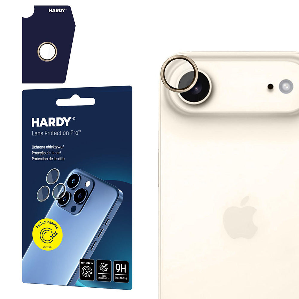 3mk - Hardy Lens Protection Pro - iPhone 17 Air - Titanium Gold