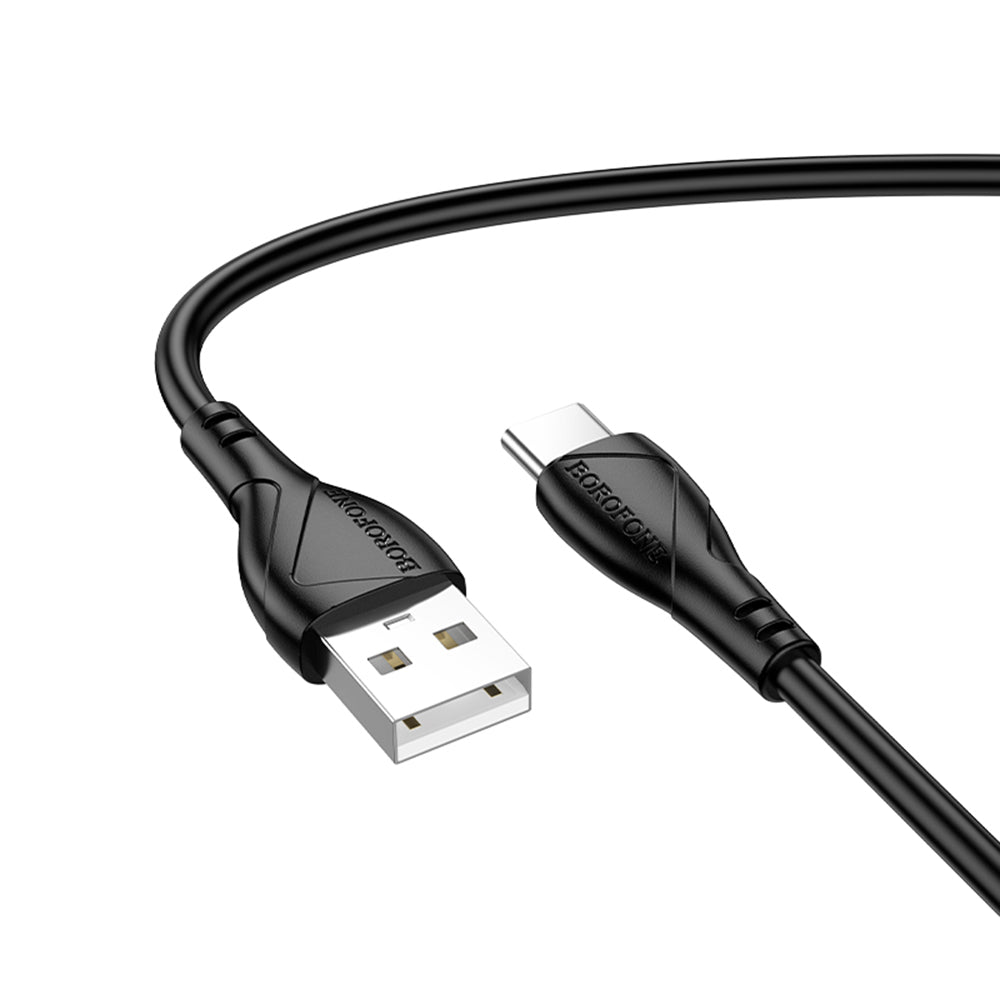 Borofone - Data Cable Energy Series (BX121) - USB to Type-C, PVC, 3A, 1m - Black
