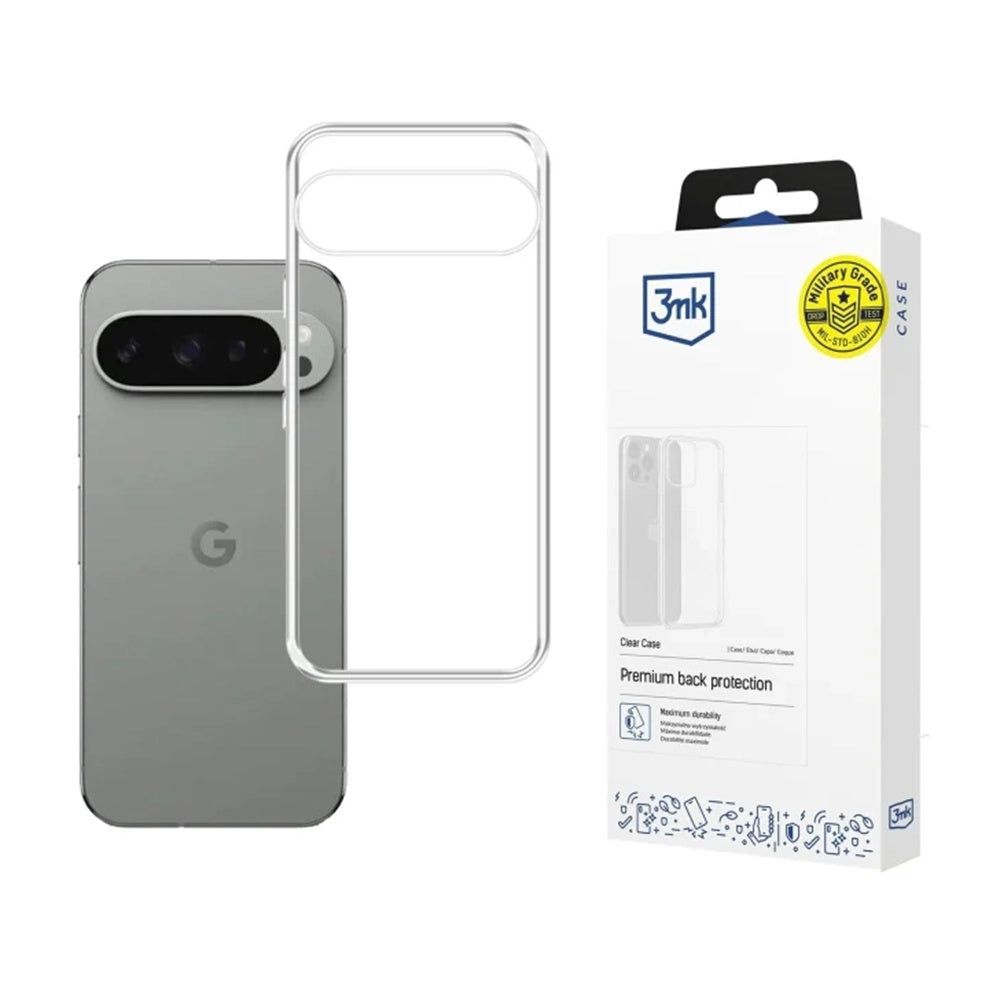 3mk - Clear Case - Google Pixel 10 / 10 Pro - Transparent