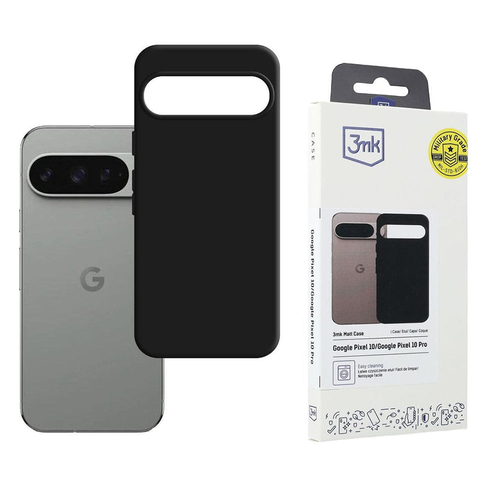3mk - Matt Case - Google Pixel 10 / 10 Pro - Black