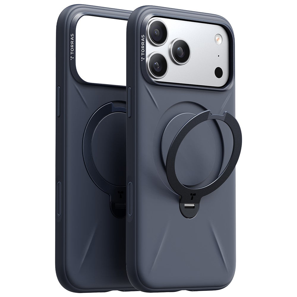 Torras - QPRO Silicone Series - iPhone 17 Pro - Navy Blue