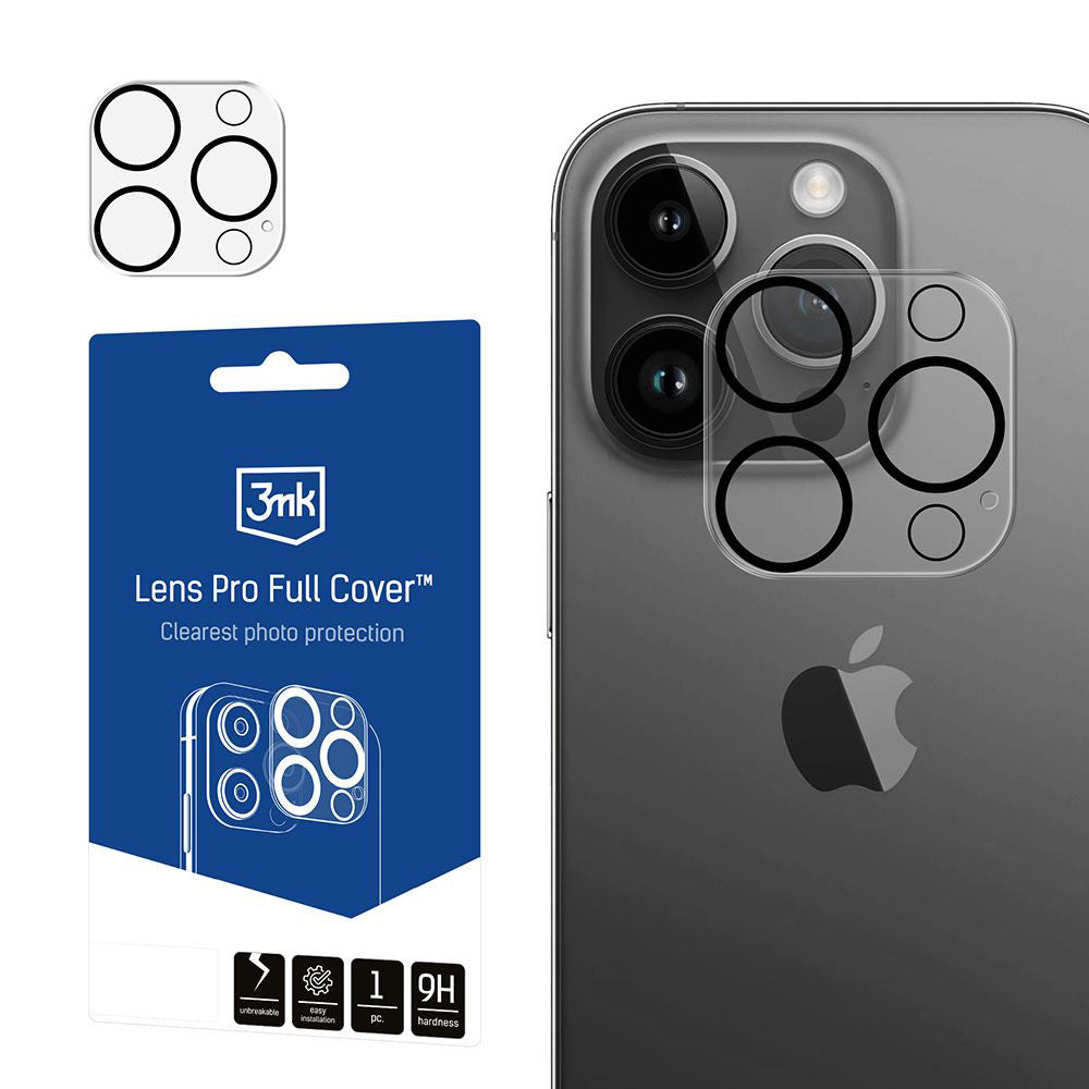 3mk - Lens Pro Full Cover - iPhone 12 Pro - Clear