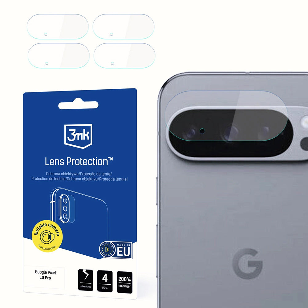 3mk - Lens Protection (4 pack) - Google Pixel 10 Pro - Clear