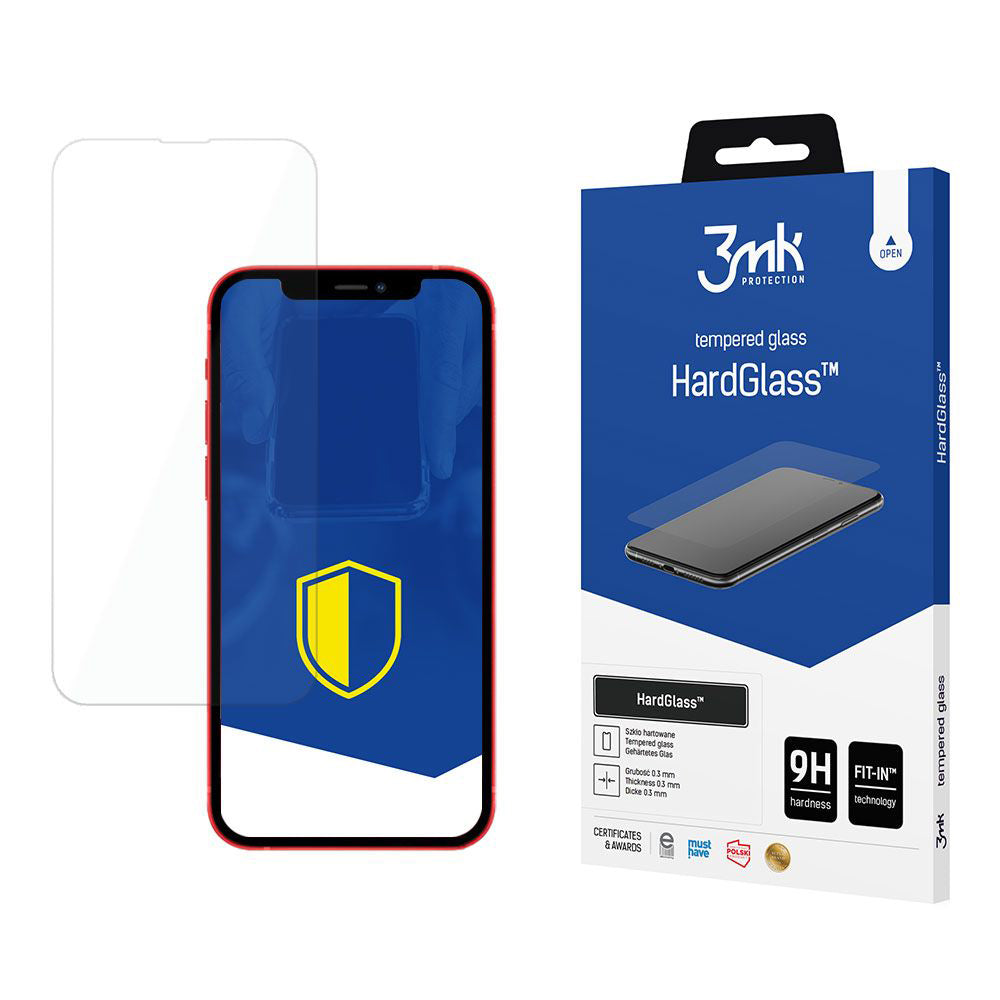 3mk - HardGlass Tempered Screen Protector - iPhone 13 - Clear