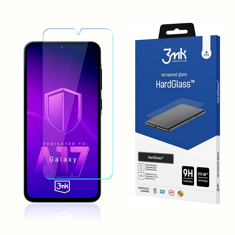 3mk - HardGlass Tempered Screen Protector - Samsung Galaxy A16 4G / A16 5G / A17 4G / A17 5G - Clear