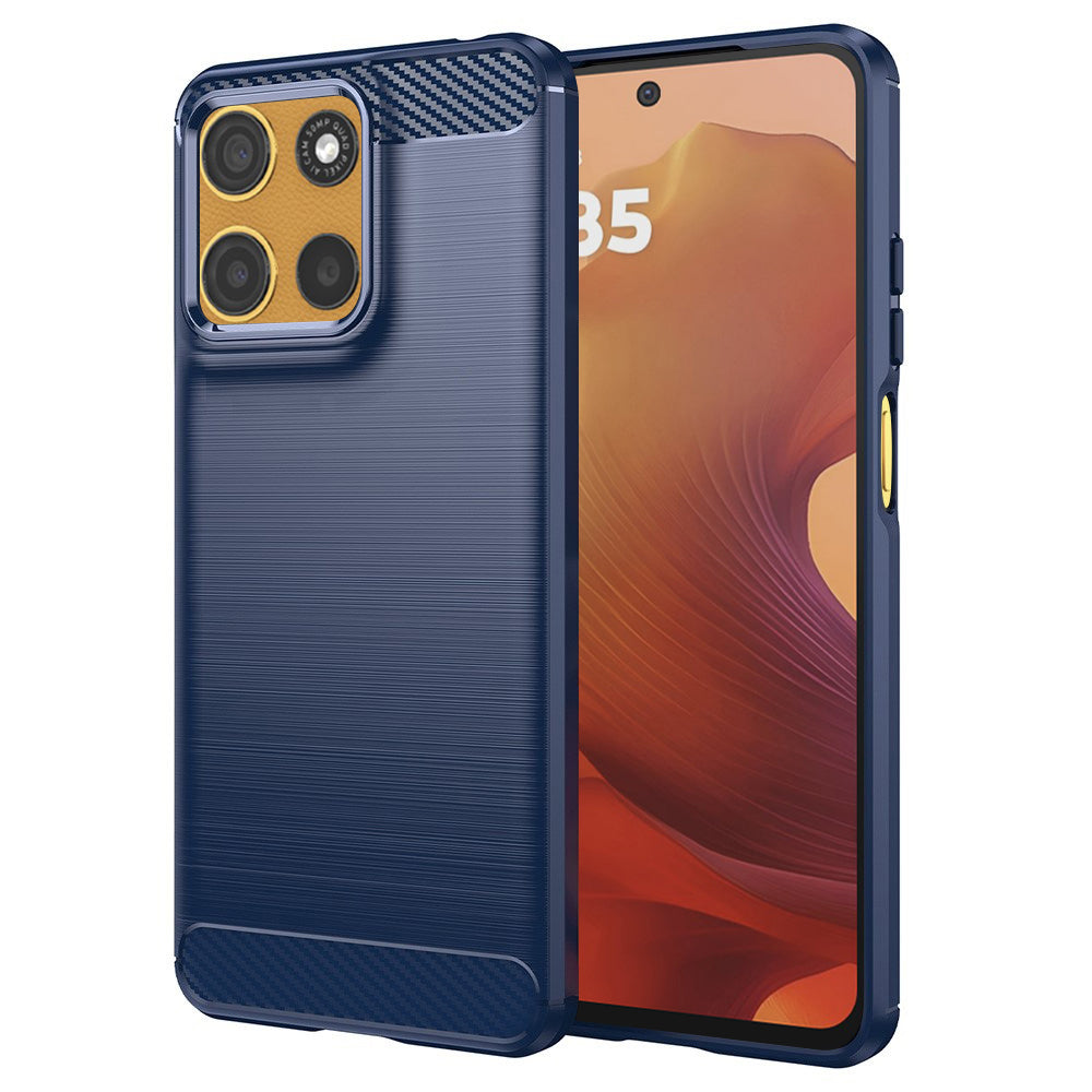 Techsuit - Carbon Silicone - Motorola Moto G15 / G15 Power - Blue