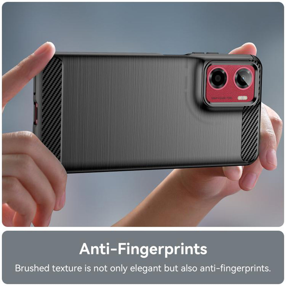 Techsuit - Carbon Silicone - Motorola Moto G05 / E15 - Black