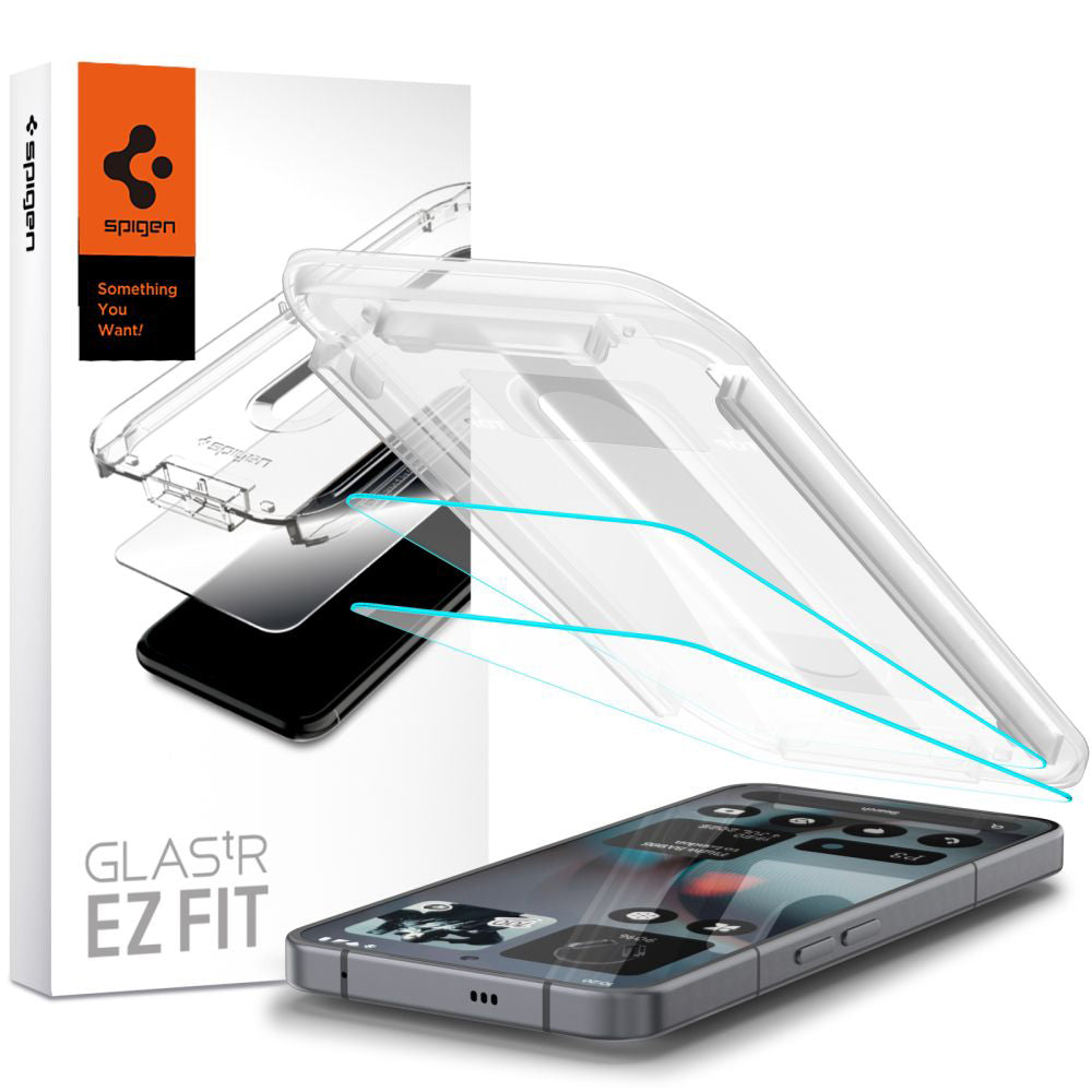 Spigen - Glas.tR EZ-FIT (2 pack) - Nothing Phone (3) - Clear