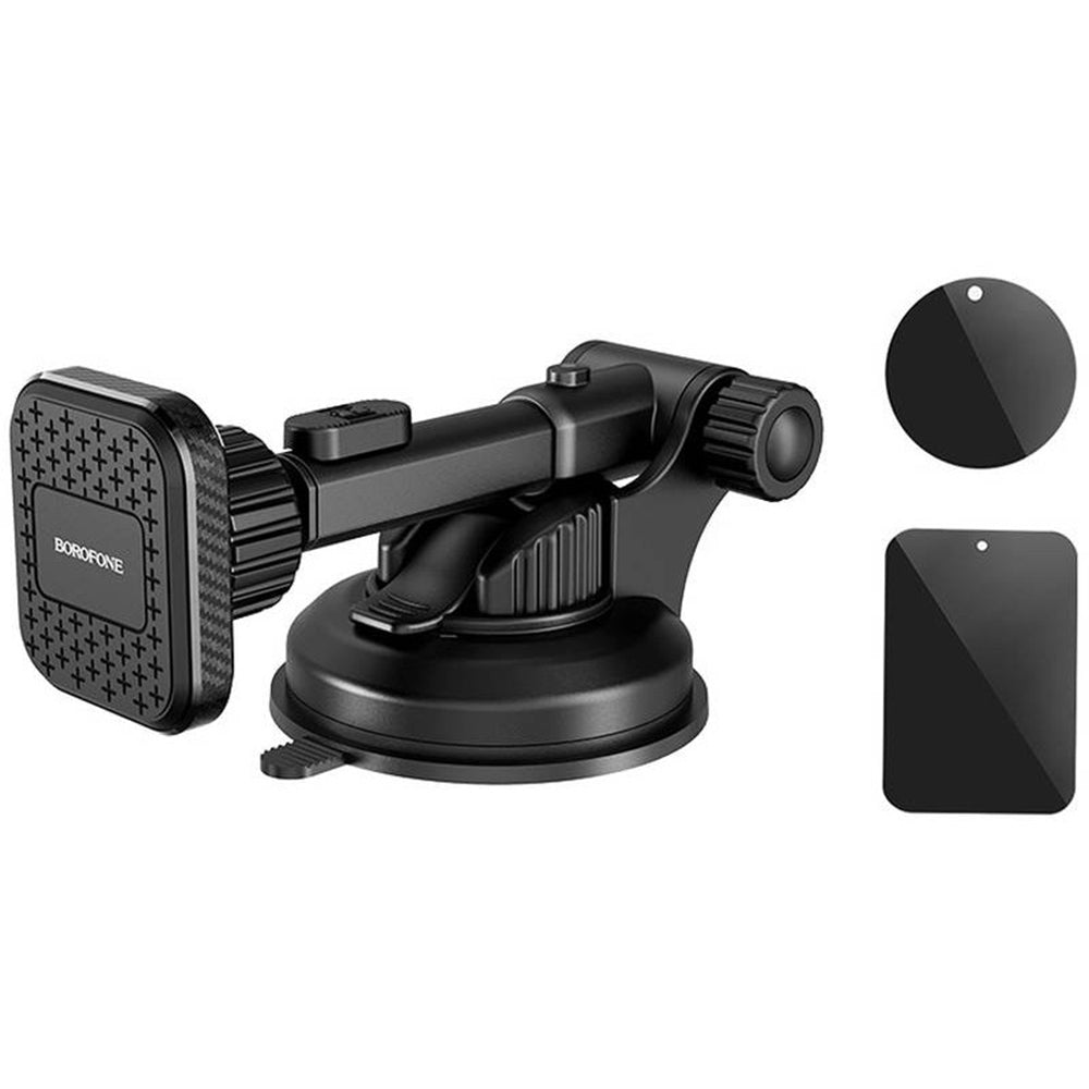 Borofone - Car Holder Vanda (BH21) - for Dashboard/Windshield, Magnetic, 360° Rotation, 4.5 - 6.5" - Black
