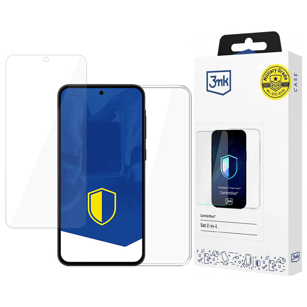 3mk - [Pack] ComfortDuo Glass + Case - Samsung Galaxy A36 5G / A56 5G - Clear