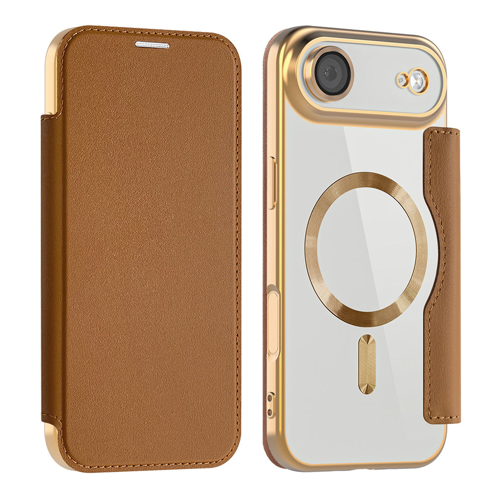 Techsuit - SmartMag Book Case - iPhone 17 Air - Brown