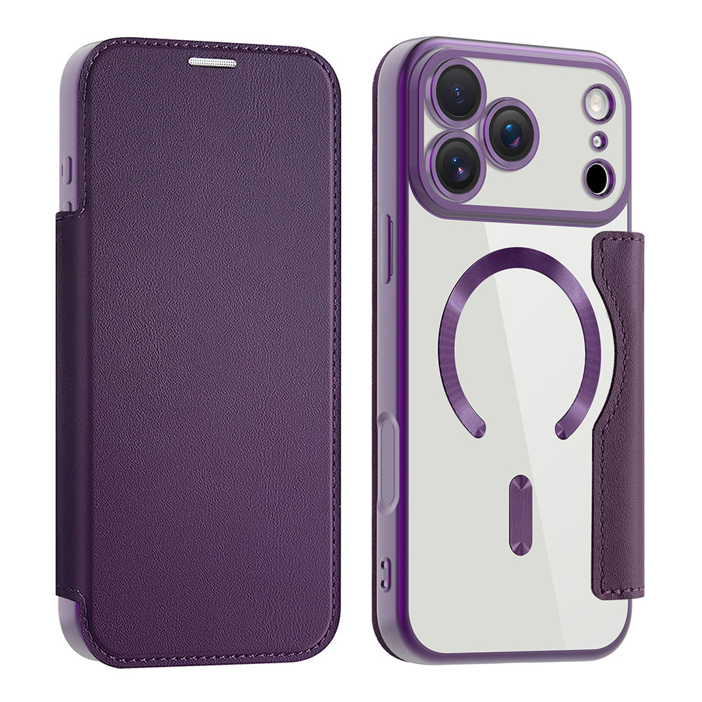 Techsuit - SmartMag Book Case - iPhone 17 Pro Max - Purple