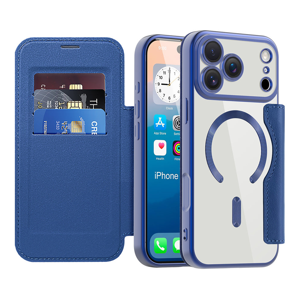 Techsuit - SmartMag Book Case - iPhone 17 Pro Max - Blue