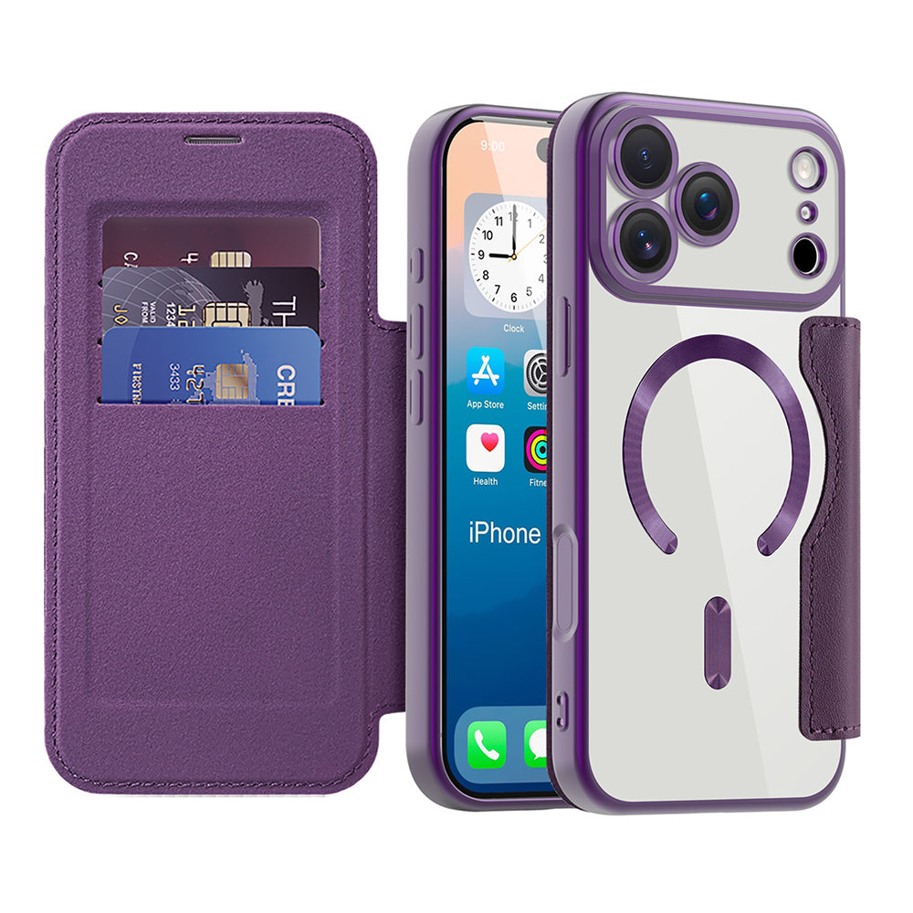 Techsuit - SmartMag Book Case - iPhone 17 Pro - Purple