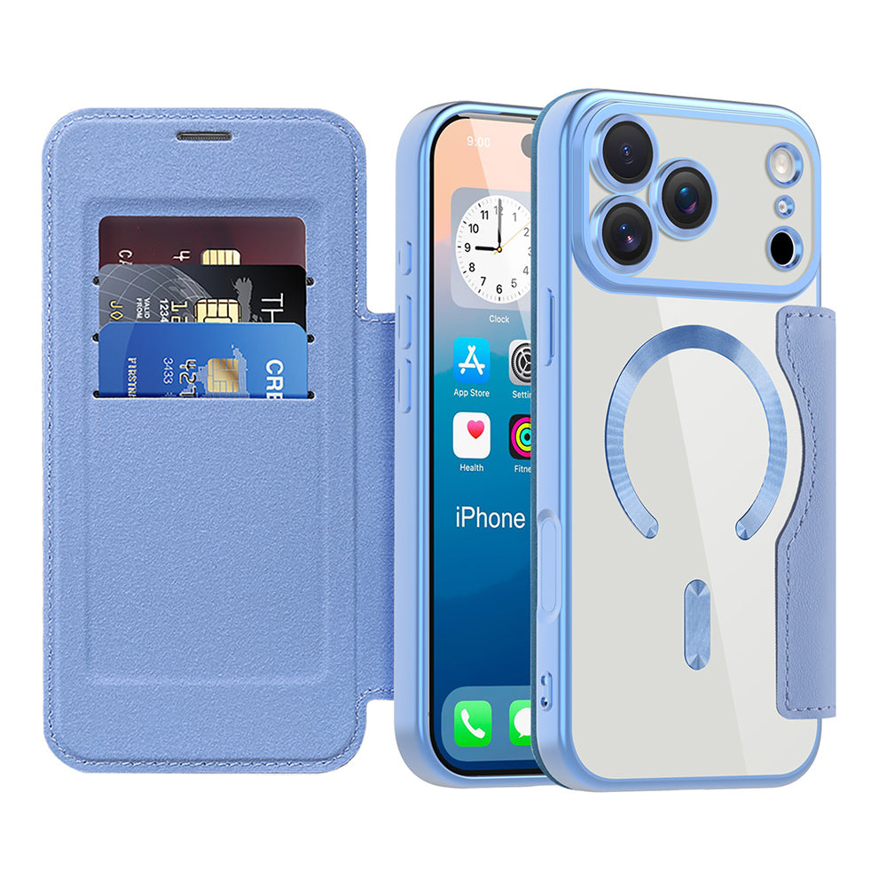 Techsuit - SmartMag Book Case - iPhone 17 Pro - Light Blue