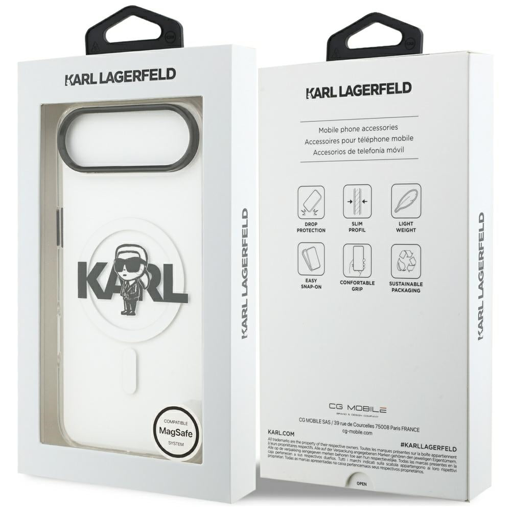 Karl Lagerfeld - IML MagSafe Sketch Logo (KLHMP17MHGKIGKBT) - iPhone 17 Air - Transparent Karl
