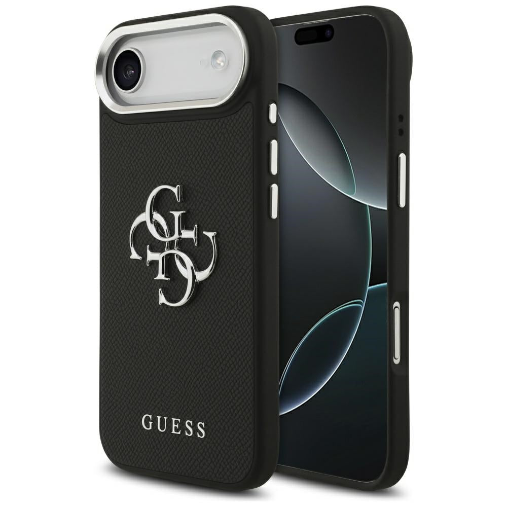 Guess - Hardcase 4G Grained Big and Classic Logo (GUHCP17MPG4SMCEK) - iPhone 17 Air - Black