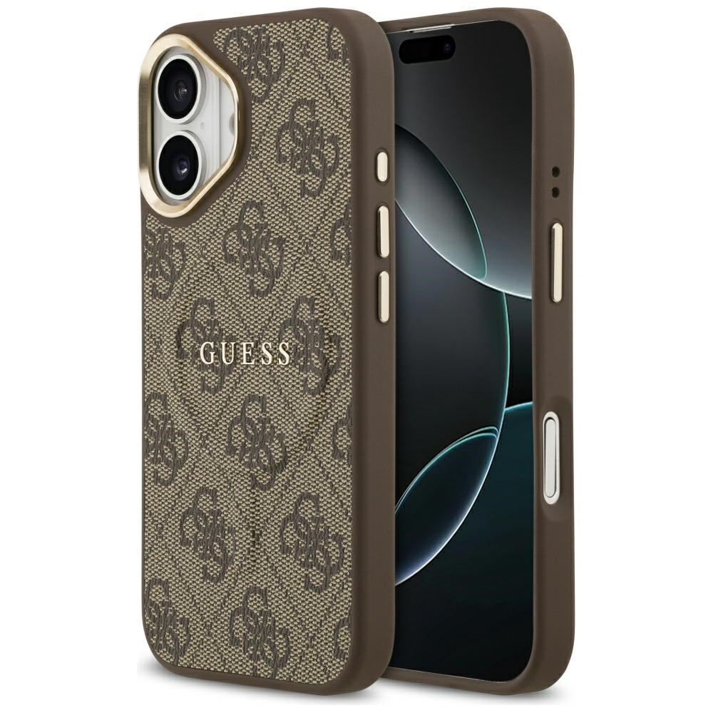 Guess - Hardcase 4G Classic MagSafe (GUHMP17SP4MSEGCW) - iPhone 17 - Brown