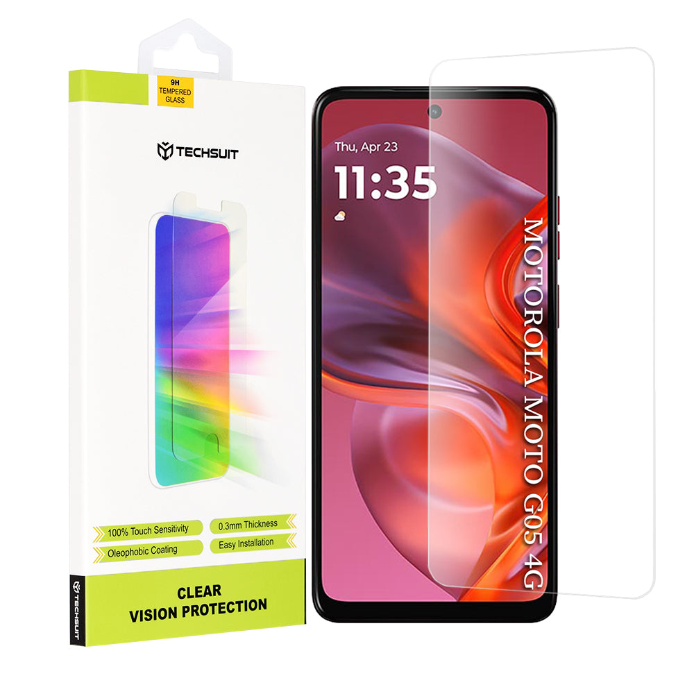 Techsuit - Clear Vision Glass - Motorola Moto G05 / E15 - Transparent