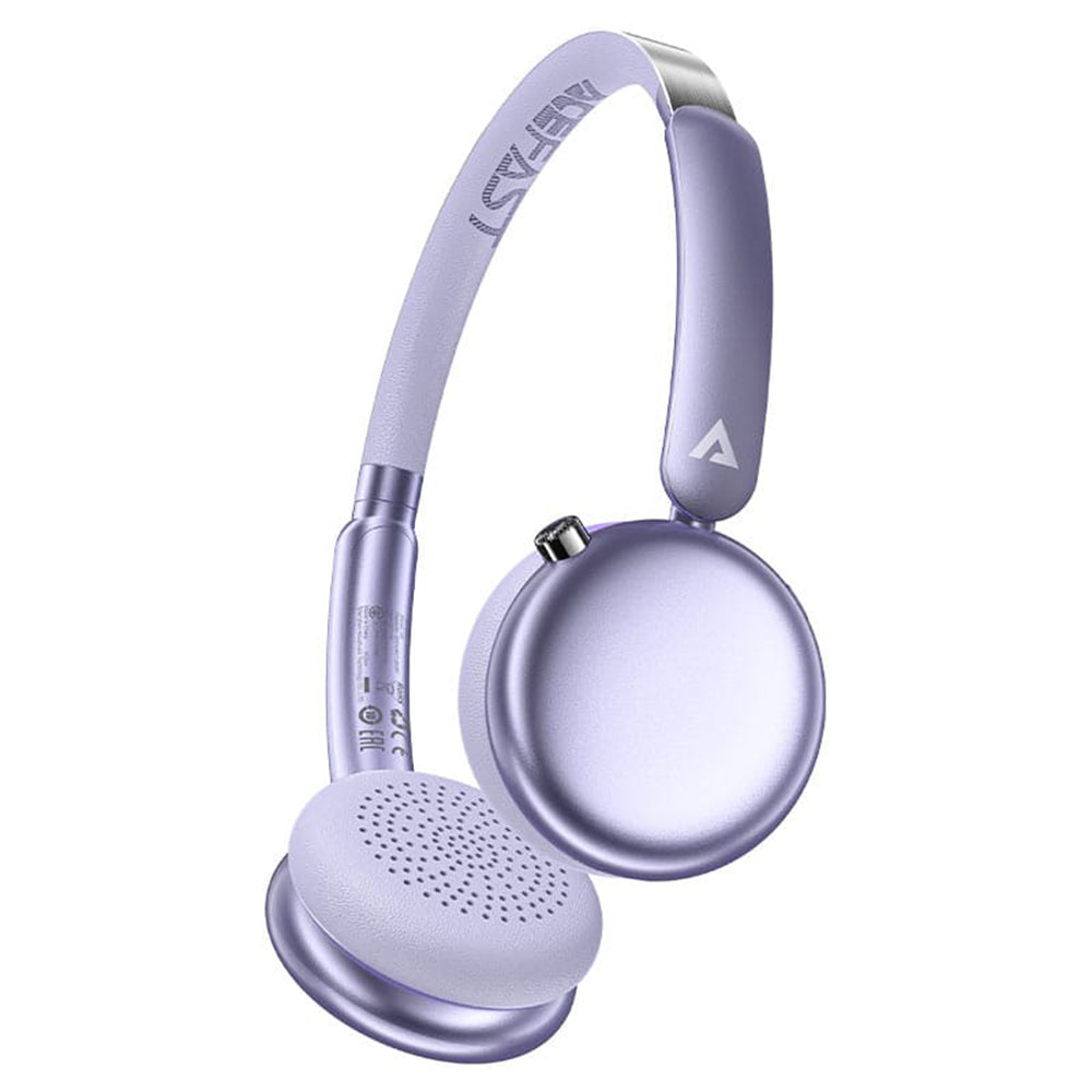 Acefast - Wireless Headset (H8) - Type-C, Bluetooth 5.4, ANC Mode, Hybrid Noise Reduction, 500mAh, Professional HiFi - Purple